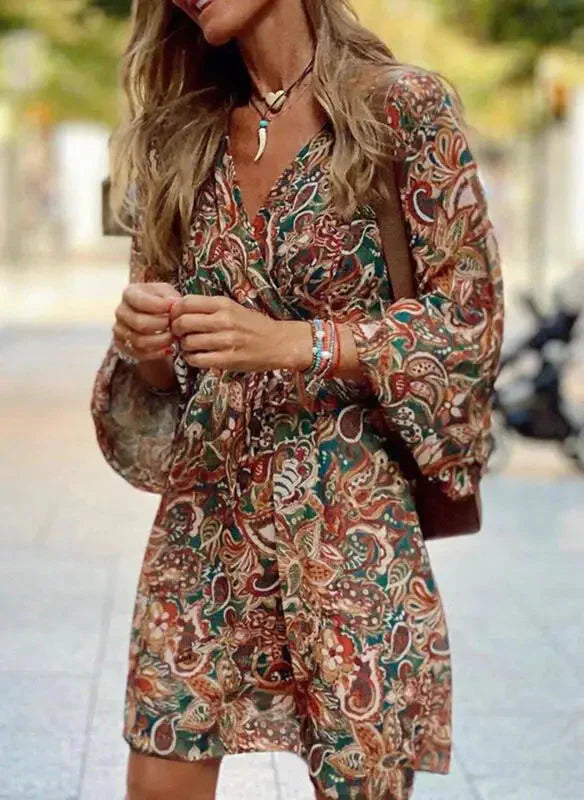 Freya - Colorful Women's Dress for Sunny Days and Casual Outings